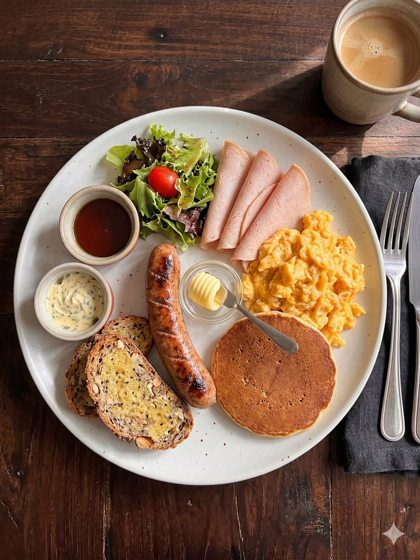 Keto big breakfast plate