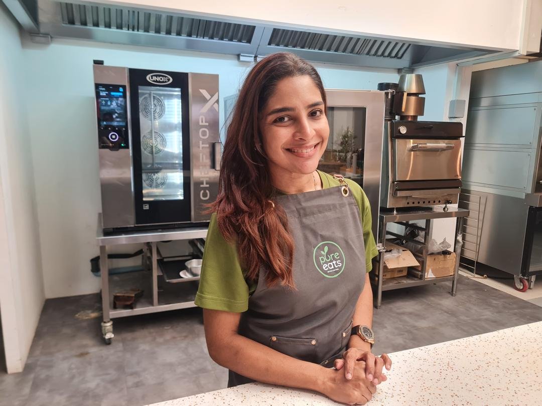 Jai Shalini in the Pure Eats kitchen